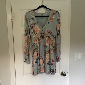 Floral fit & flare dress